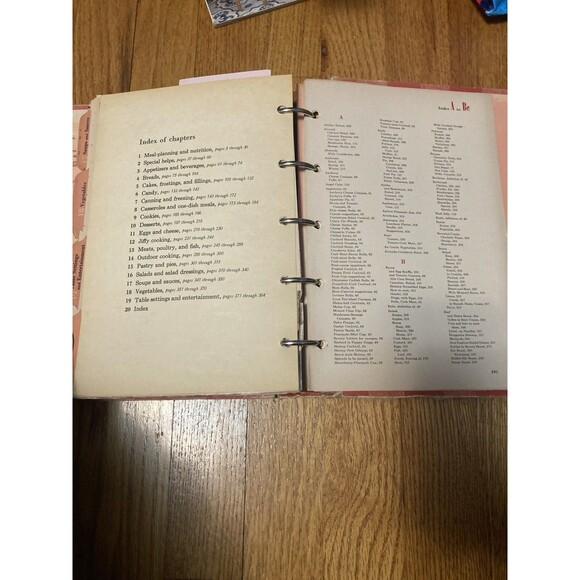Vtg 1953 Better Homes & Gardens New Cook Book 5-Ring Binder 1st edition - Picture 11 of 16